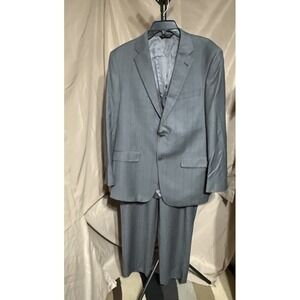 Jos A Bank Suit Grey 2 Button Jacket 43L, Pants‎ 37L  Tailored Fit